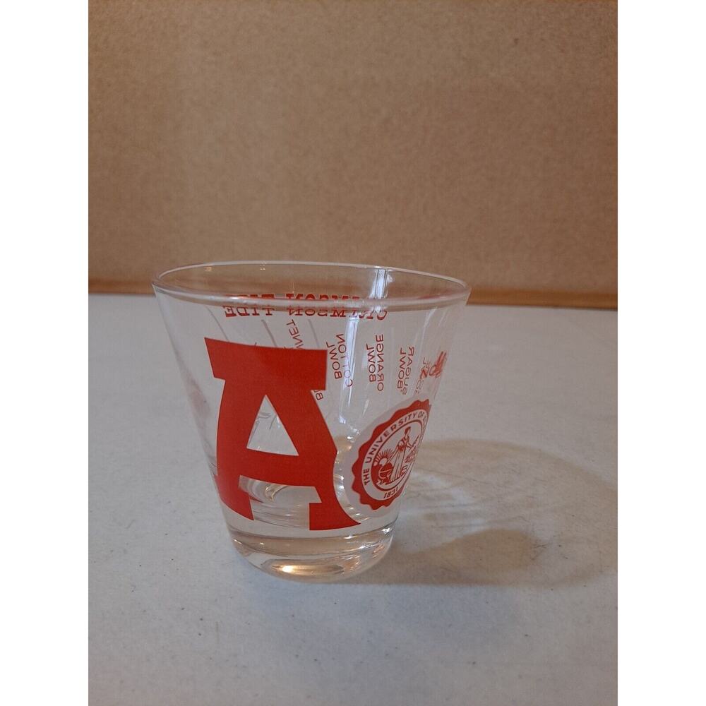 Vintage 1961 Alabama Crimson Tide Championship Glass